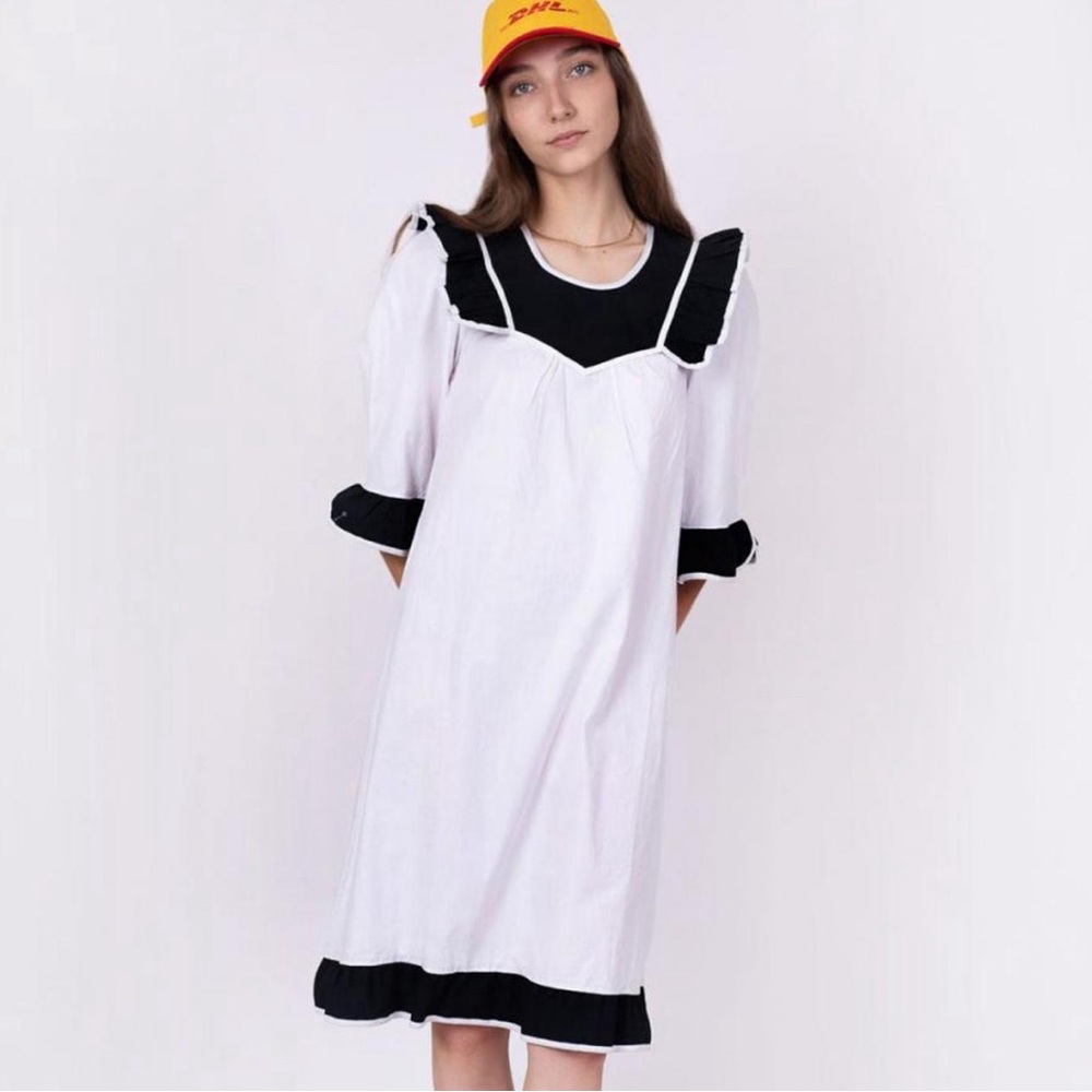Batsheva flutter house dress